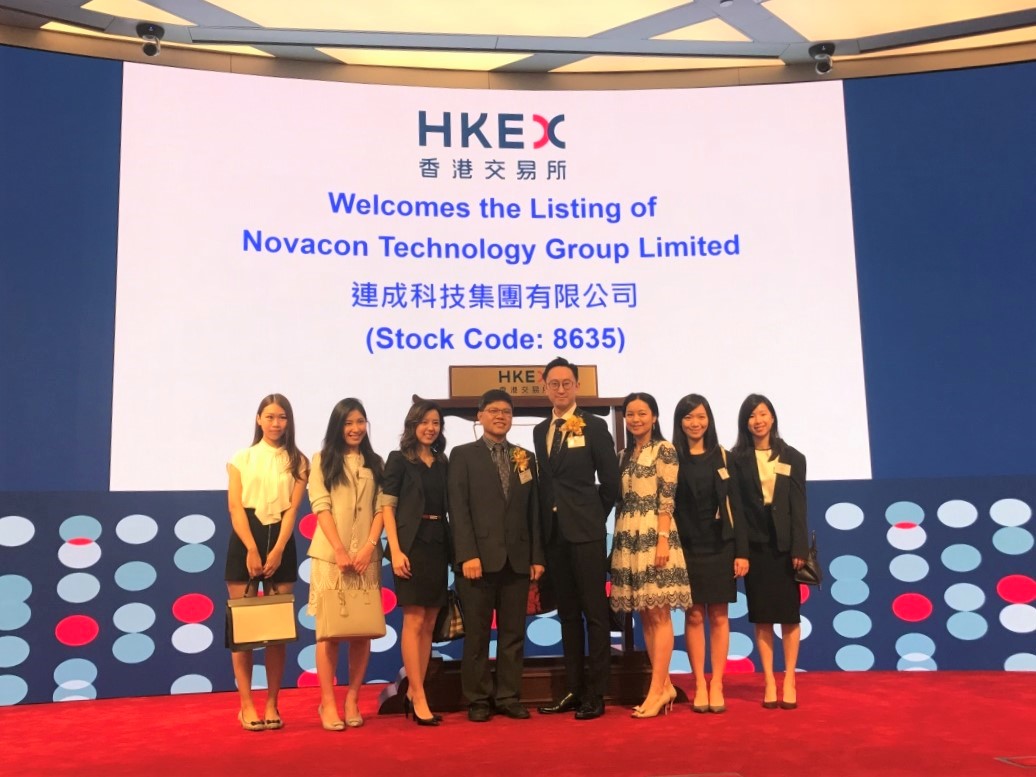ONC advised on the listing of Novacon Technology Group Limited