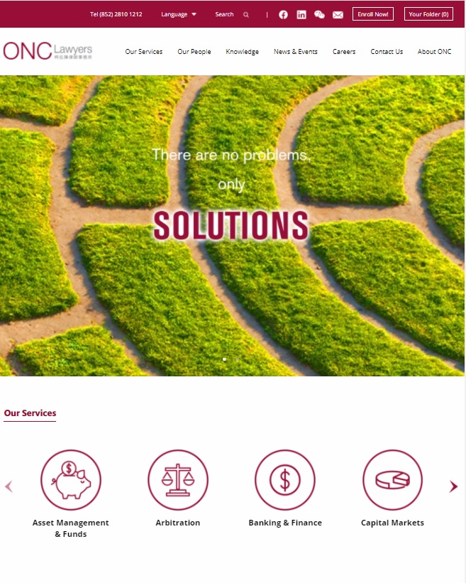 ONC Lawyers new website is launched