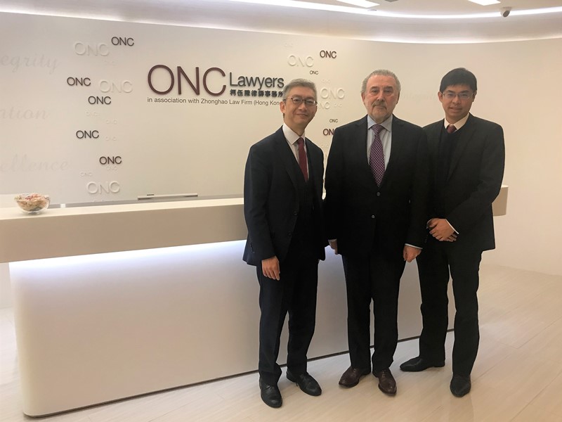 Australian lawyer Mr Ross Koffel paid a courtesy visit to ONC Lawyers